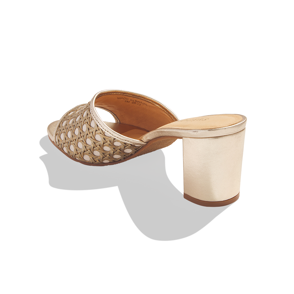 Merrain Caning Heel Slide