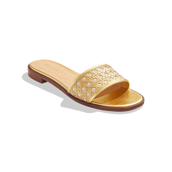 Merrain Flat Caning Sandal