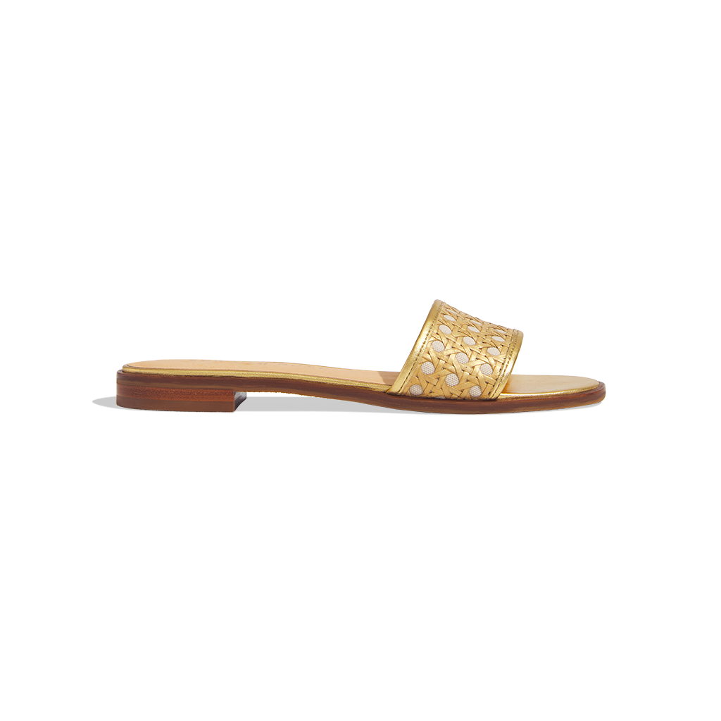 Merrain Flat Caning Sandal