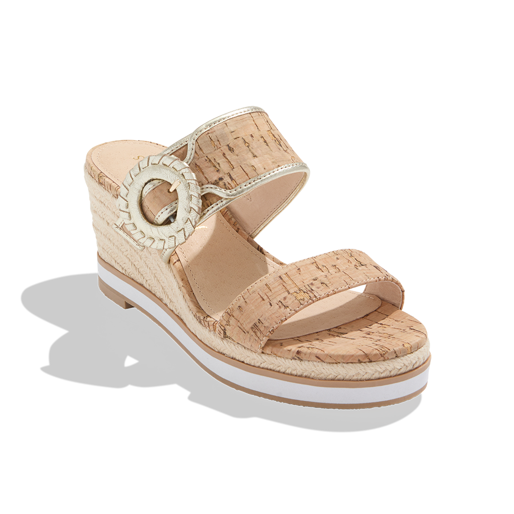 Callie Buckle Wedge