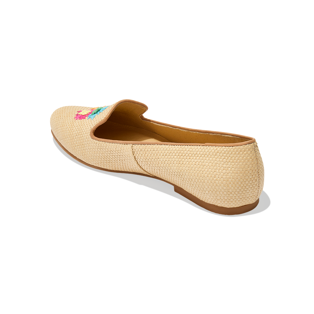 Flower Embroidery Loafer