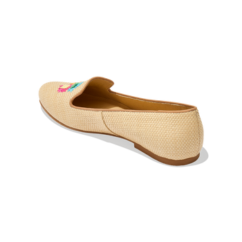 Flower Embroidery Loafer
