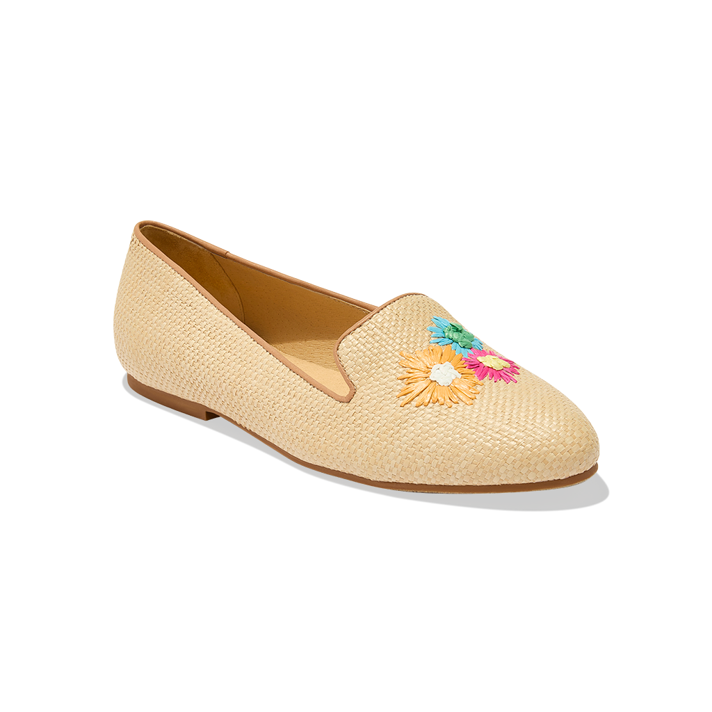 Flower Embroidery Loafer