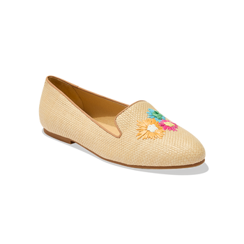 Flower Embroidery Loafer