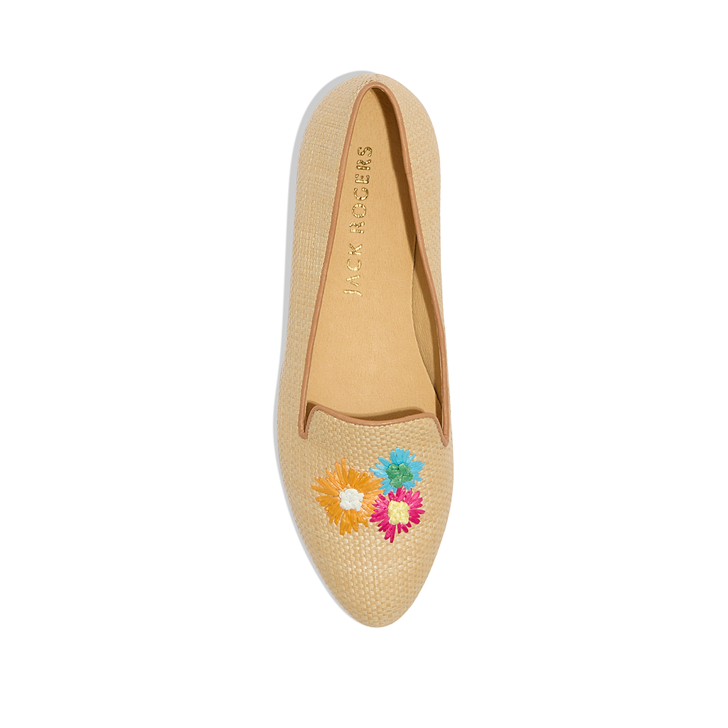 Flower Embroidery Loafer
