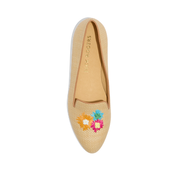 Flower Embroidery Loafer
