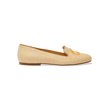 Flower Embroidery Loafer