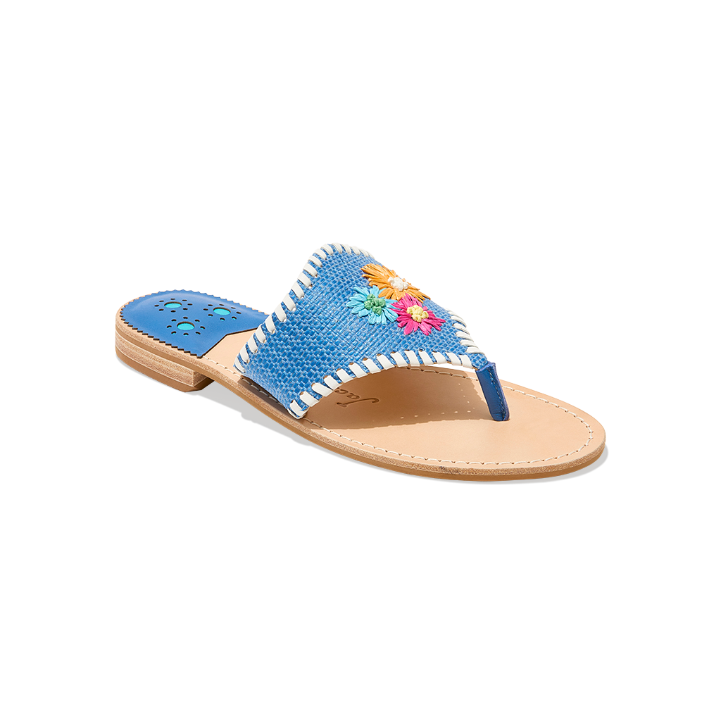 Flower Embroidery Sandal