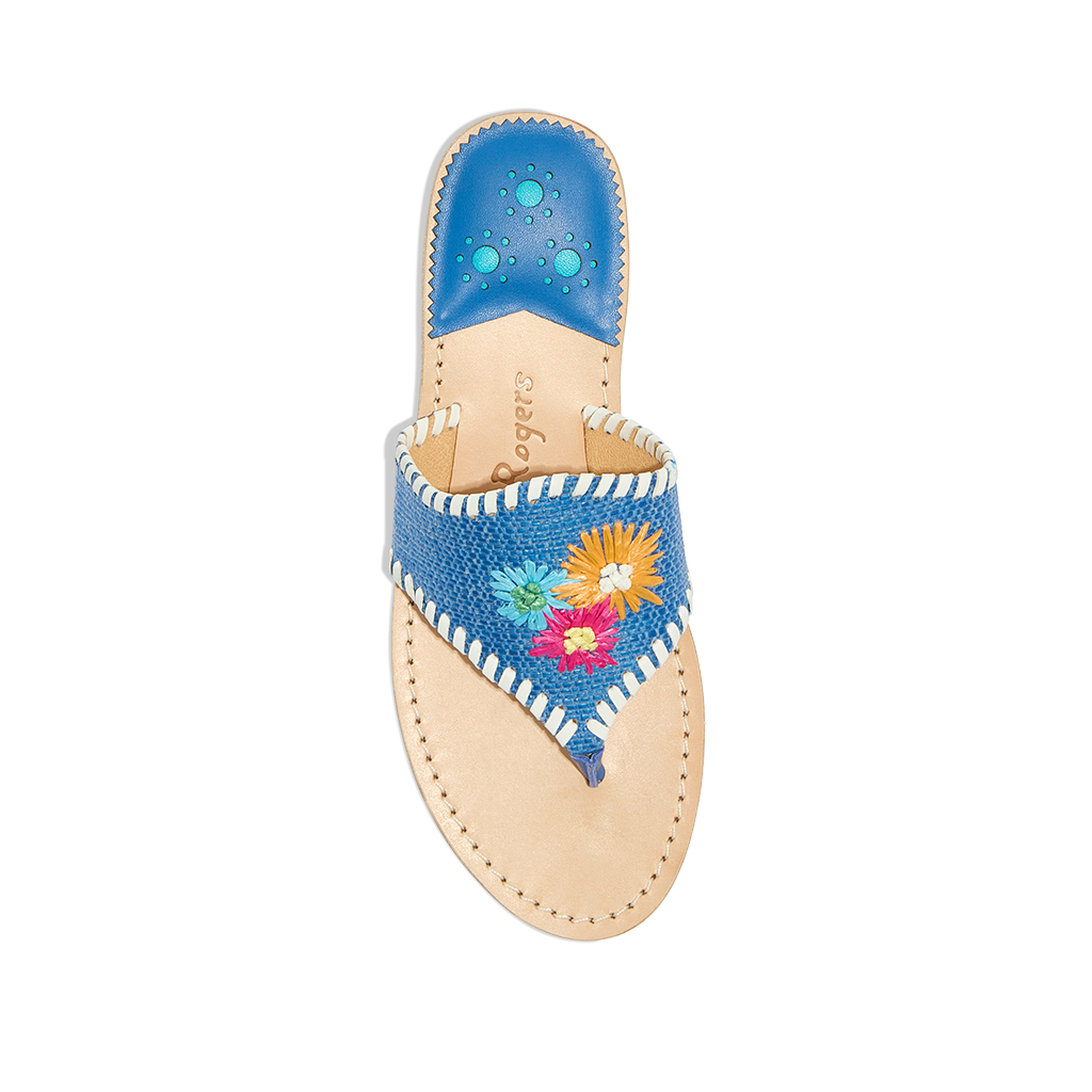 Flower Embroidery Sandal