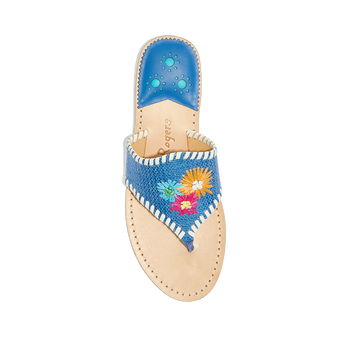 Flower Embroidery Sandal