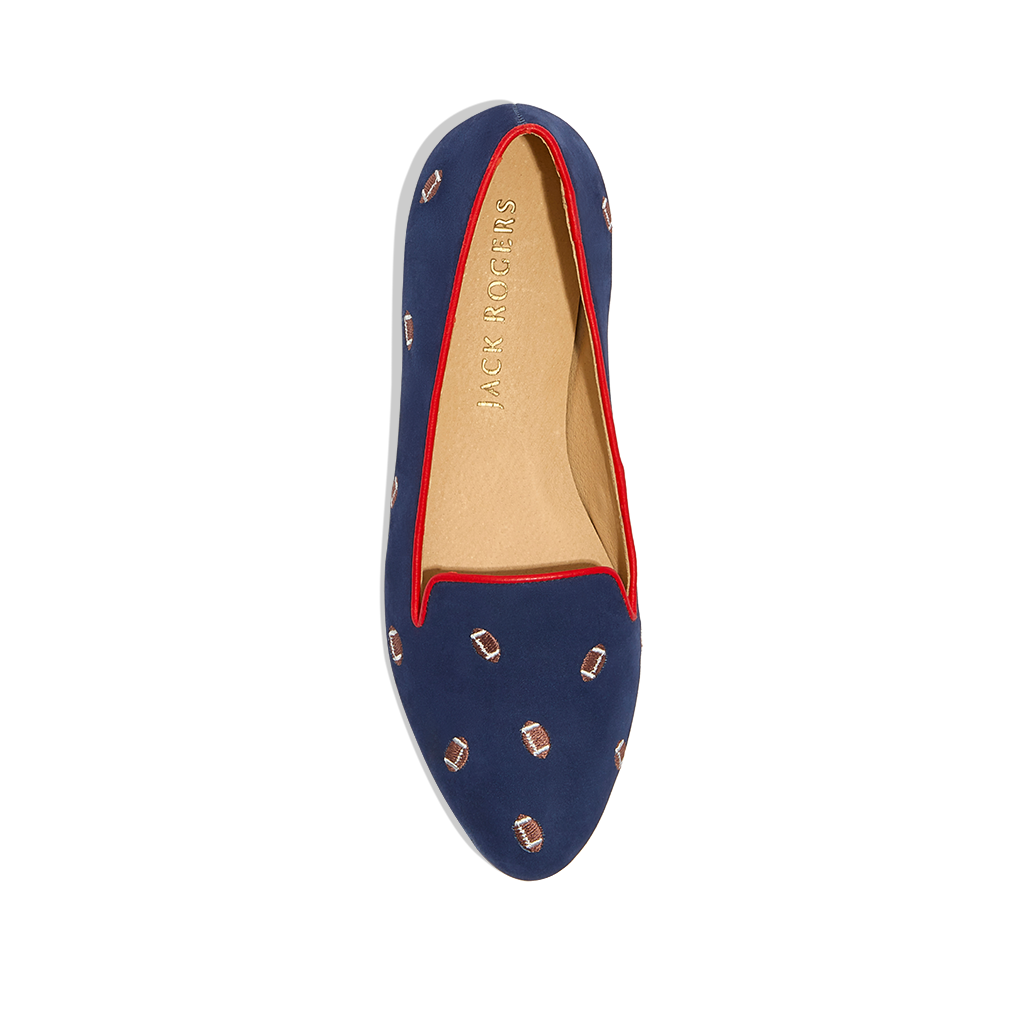 Football Embroidered Loafer#N# – Jack Rogers USA