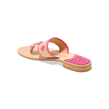 Jacks Flat Sandal Rattan