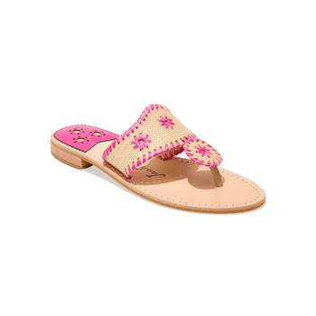 Jacks Flat Sandal Rattan