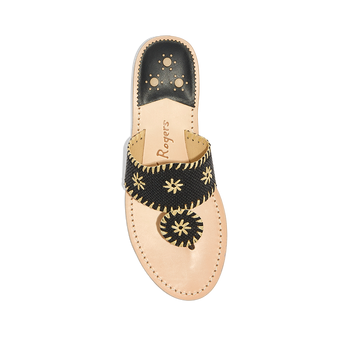 Jacks Flat Sandal Rattan