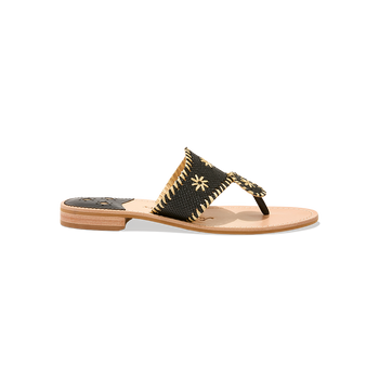 Jacks Flat Sandal Rattan