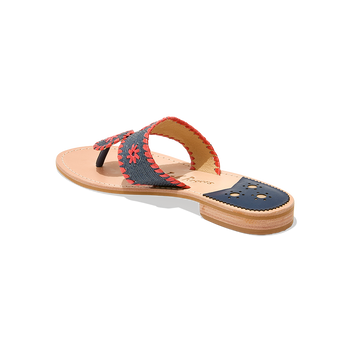 Jacks Flat Sandal Rattan