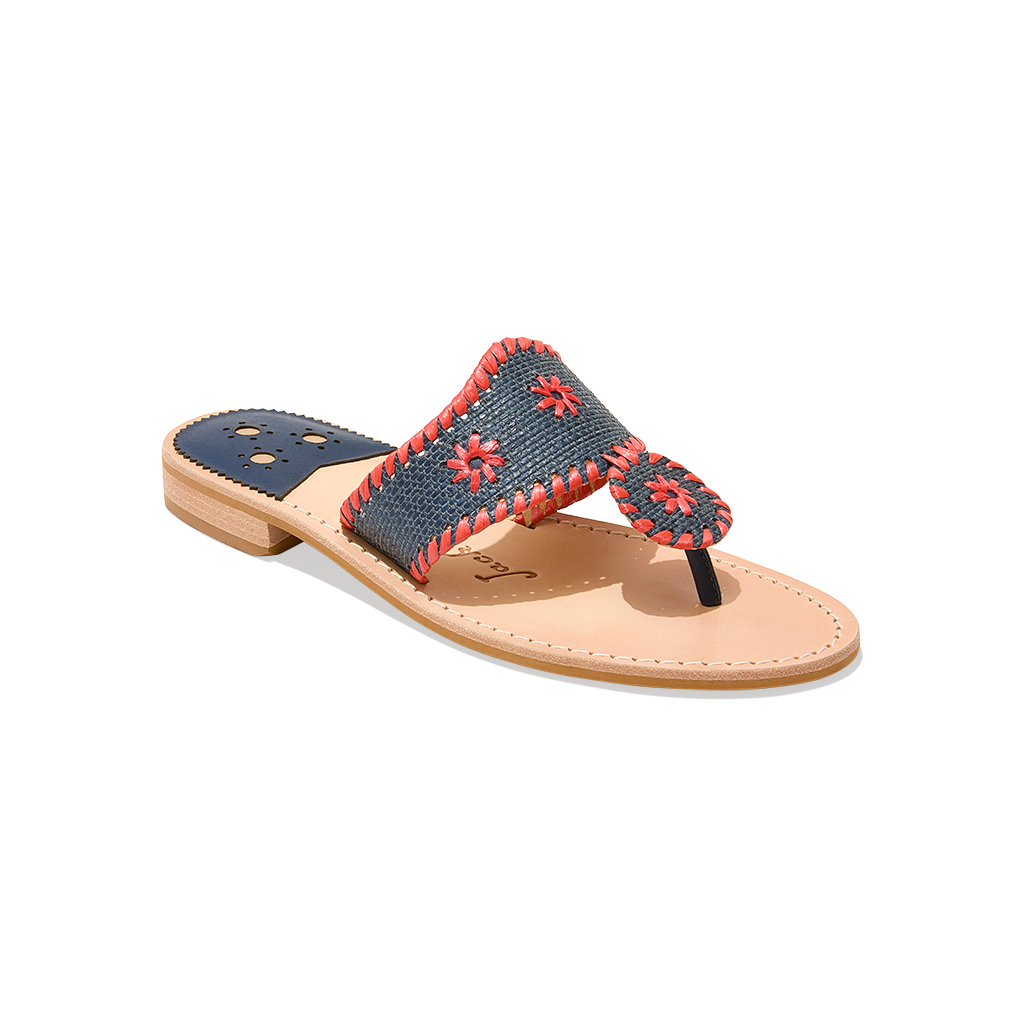 Jacks Flat Sandal Rattan