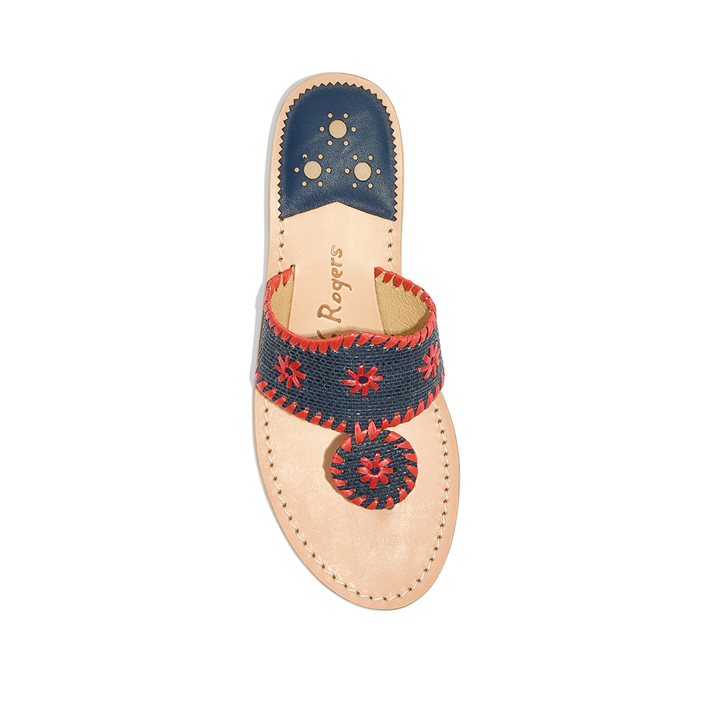 Jacks Flat Sandal Rattan