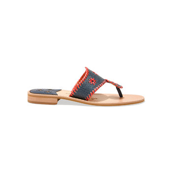 Jacks Flat Sandal Rattan