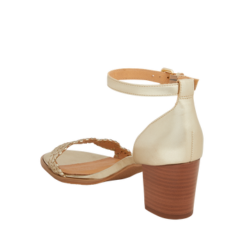 Lauren Ankle Strap Mid Heel