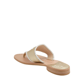 Lily of the Valley Embroidered Sandal