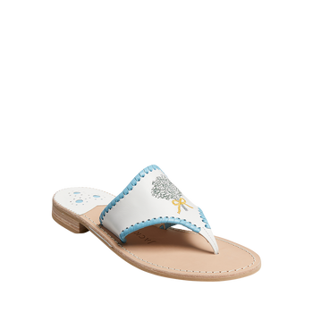 Baby's Breath Embroidered Sandal