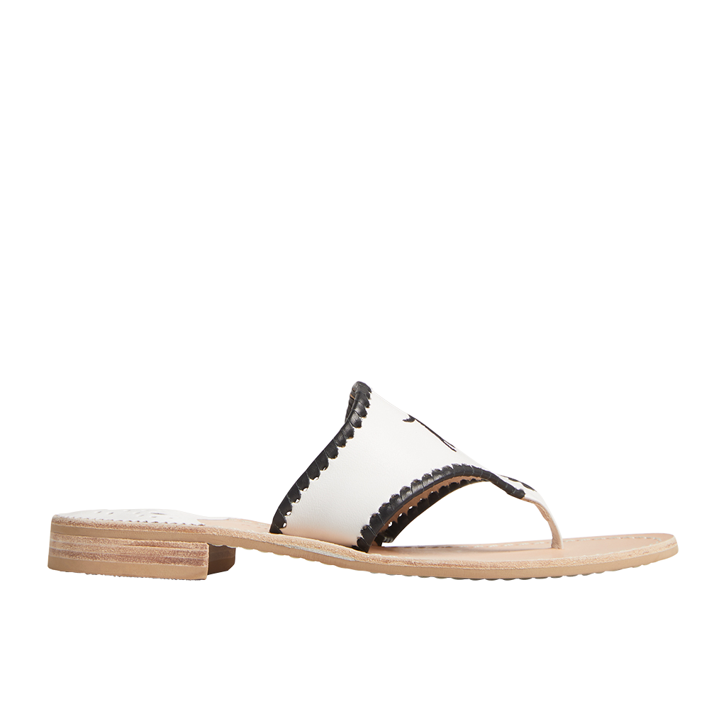 Black Lab Embroidered Sandal