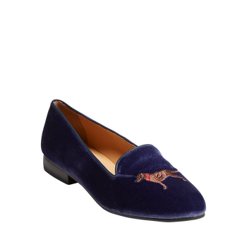 Chocolate Lab Embroidered Loafer