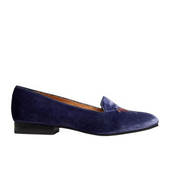 Chocolate Lab Embroidered Loafer
