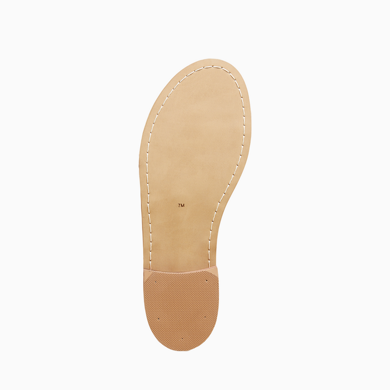 Jacks Embellished "I DO" Leather Flat Sandal