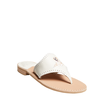 Yellow Lab Embroidered Sandal