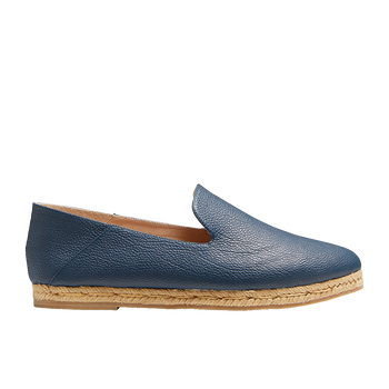 Audrey Pebbled Flat Espadrille