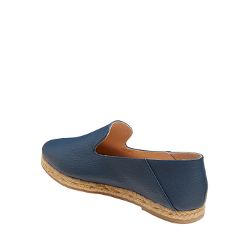 Audrey Pebbled Flat Espadrille