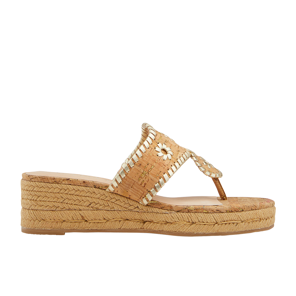 Jacks Jute Mid Wedge