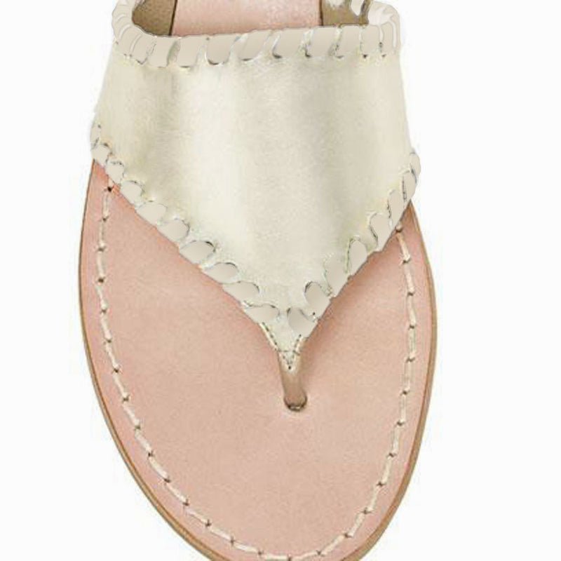 Jacks Diamond Monogram Sandal