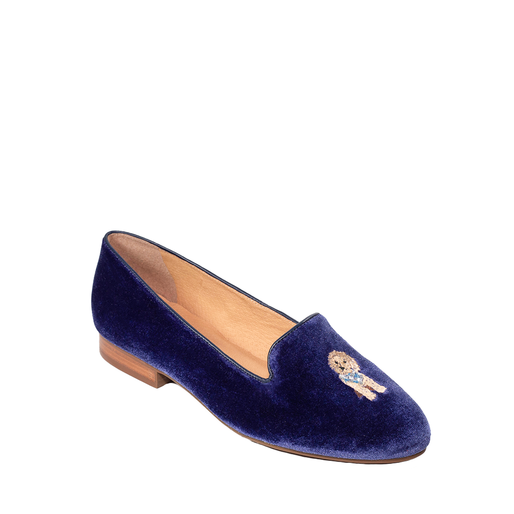 Embroidered Golden Doodle Loafer