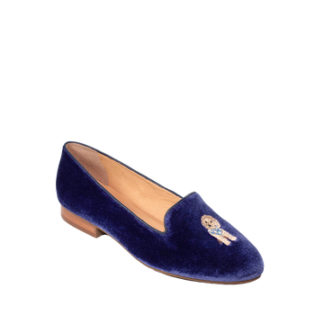 Embroidered Golden Doodle Loafer