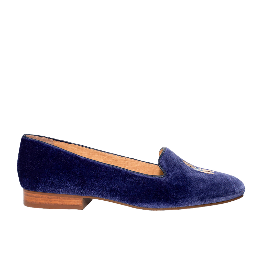 Embroidered Golden Doodle Loafer