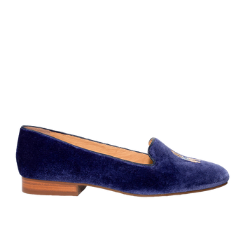 Embroidered Golden Doodle Loafer