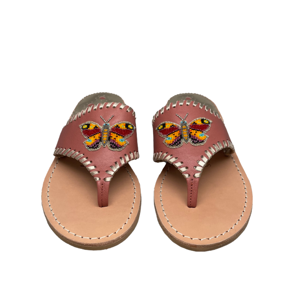 Butterfly Beaded Sandal